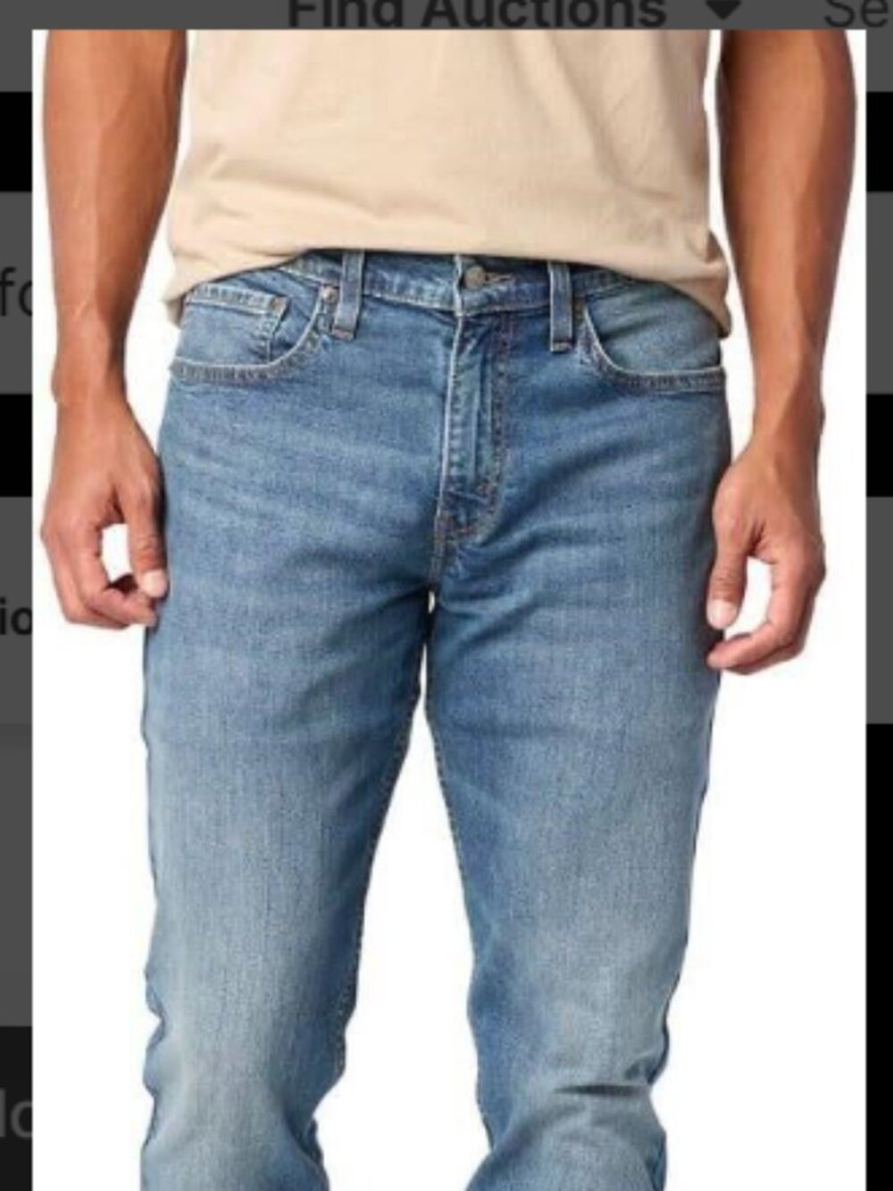 NEW Levi Strauss Signature Gold Men's Slim Fit Jeans Uncharted Blue 28Wx34L‎